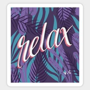 Relax Sticker